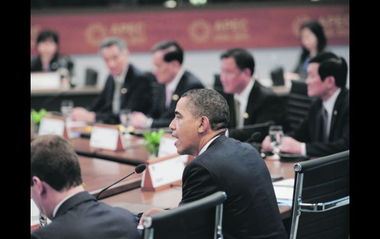 Barack Obama fue el anfitrión de la cumbre del APEC, que se comprometió a crear más empleos. AFP  /