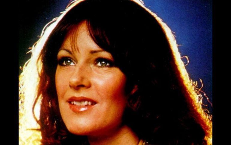 Anni Frid Lyngstad, conocida como la integrante 'morena' del grupo sueco ABBA. ESPECIAL  /