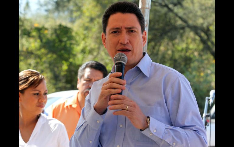 Alonso Ulloa estuvo presente en el arranque del primer parque ladrillero en el Estado.  /