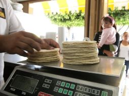 Los subsidios han incidido en la comercialización de unos 100 millones de kilogramos de tortillas. ARCHIVO  /