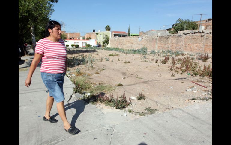 Lugar donde presuntamente se construirá una gasolinera, en Tetlán, en la calle Federico Medrano 3567.  /