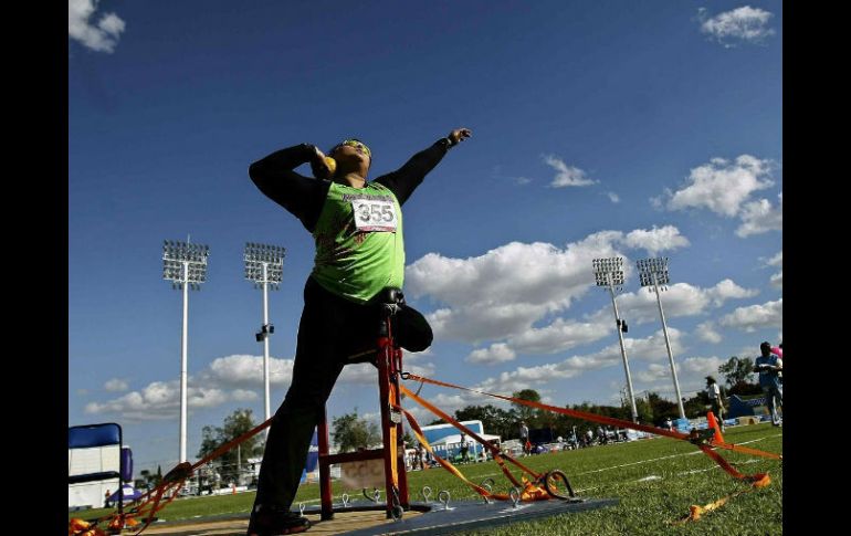 Ortíz Hernández logró un lanzamiento de 11.24 metros. MEXSPORT  /