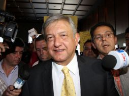 La propuesta que hizo Andres Manuel López Obrador sobre crear el movimiento progresista también se está discutiendo. NTX  /