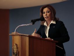 Marisela Morales aseguró que la institución se encuentra bajo un estricto proceso de depuración. ARCHIVO  /