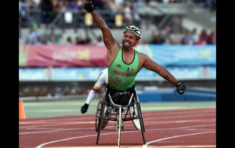 Sánchez Nava posee el récord parapanamericano firmó 48.86 segundos en Río de Janeiro 2007. MEXSPORT  /