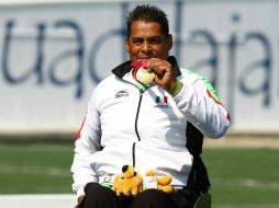 Báez ya tiene prácticamente su boleto a los Juegos Paralímpicos de Londres 2012. MEXSPORT  /