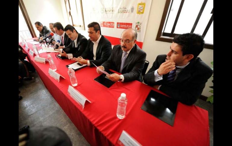 Los presidentes municipales de la ZMG presentaron las instalaciones del que será el Instituto Metropolitano de Planeación.  /