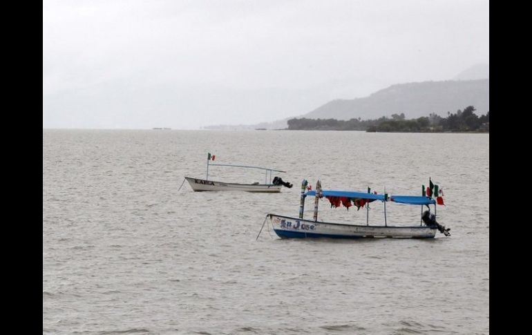 El lago de Chapala se encuentra en la cota 95.14, con un almacenamiento de cuatro mil 904 millones de metros cúbicos. ARCHIVO  /