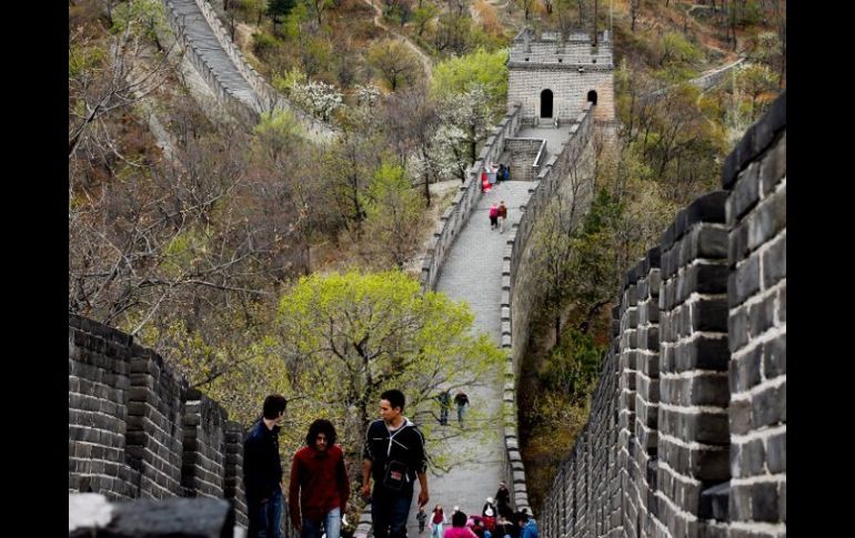 La Gran Muralla se cree que es la única obra humana que se puede ver desde el espacio exterior. ARCHIVO  /