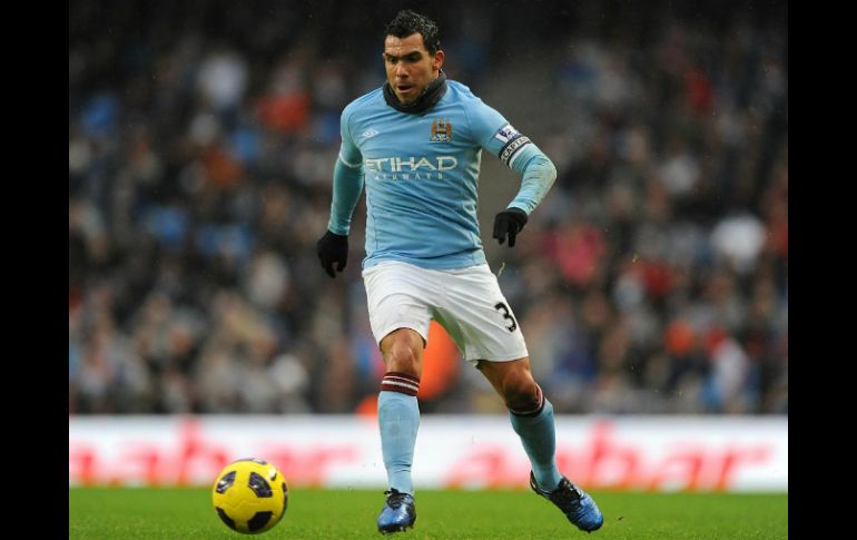 Carlos Tévez abandonó los entrenamientos del Manchester City sin avisar. ESPECIAL  /