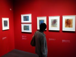 Un visitante mira los dibujos del artista y escultor francés Auguste Rodin durante la exposición 'La saisie Du Modele'. AFP  /