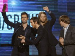 Maroon 5 se hizo con el premio al mejor dúo o grupo. REUTERS  /