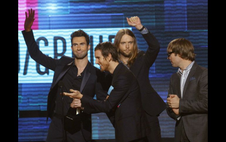 Maroon 5 se hizo con el premio al mejor dúo o grupo. REUTERS  /