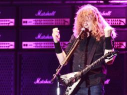 Tras la cancelación de la presencia de los teloneros, Megadeth apareció en escena antes de lo previsto.  /