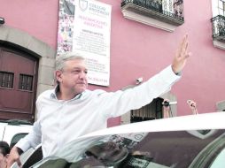 En Puebla, Andrés Manuel López Obrador afirmó que es necesario recuperar los valores de la Revolución Mexicana. EL UNIVERSAL  /