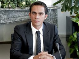 El ciclista Alberto Contador comparece ante el Tribunal de Arbitraje Deportivo. EFE  /