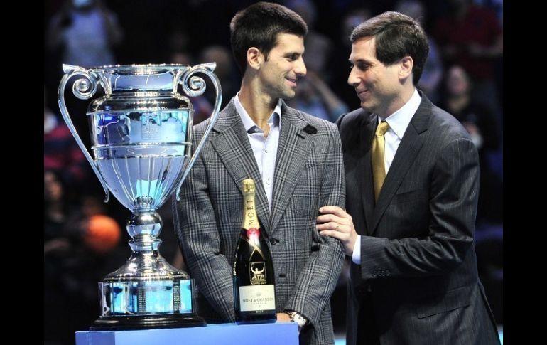 El serbio ha ganado tres de los cuatro Grand Slam de la temporada. AFP  /