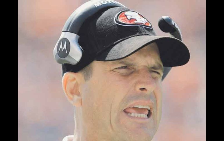 Jim Harbaugh, entrenador de los 49ers de San Francisco tiene a su equipo con marca de 9-1. REUTERS  /