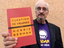 Presentará este sábado 26 su obra 'Cuestión de Valores' publicado en inglés en 2010 y en español este año.  /