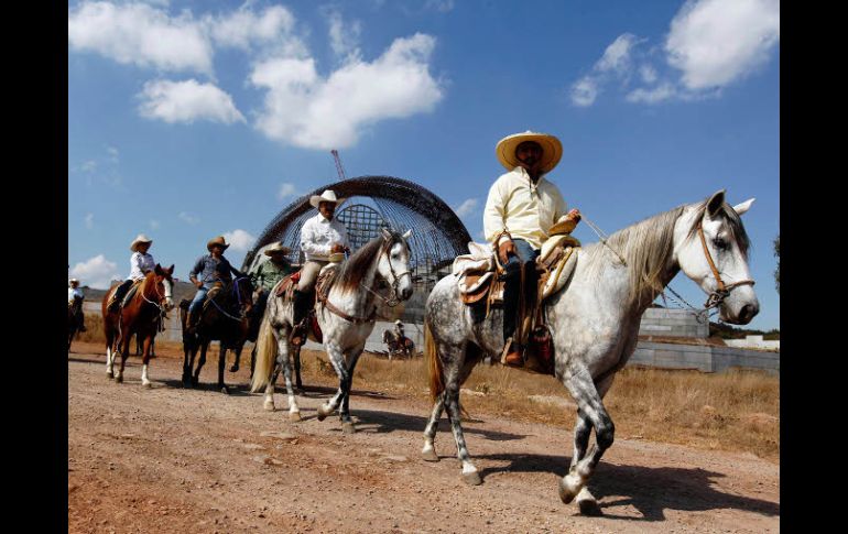 El objetivo de la andanza es dar testimonio de fe y recordar la importancia del caballo en la história del cristianismo.  /