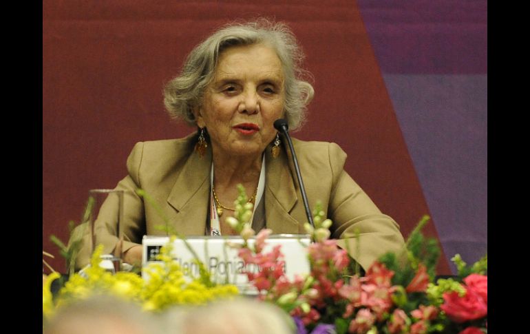 Elena Poniatowska dijo que su libro favorito es ''Hasta no verte Jesús mío''.  /