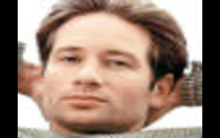 En Goats la entrevistada tiene una aparición como estilista del personaje de Duchovny.  /