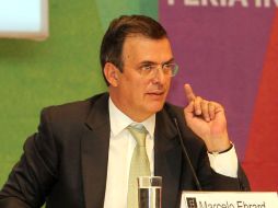 Ebrard hizo énfasis en la necesidad de invertir en educación, cambiar el sistema financiero y el sistema fiscal, entre otras cosas.  /