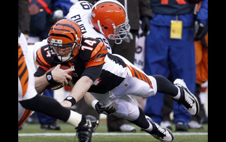 Andy Dalton sigue llevando a los Bengalíes a los primeros lugares. REUTERS  /