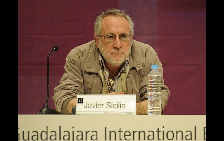 Javier Sicilia compartió con intelectuales y público una charla sobre el México de hoy.  /