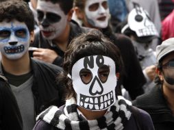 Durante el fin de semana, en la ciudad de México, se realizaron manifestaciones en contra de la violencia. AP  /