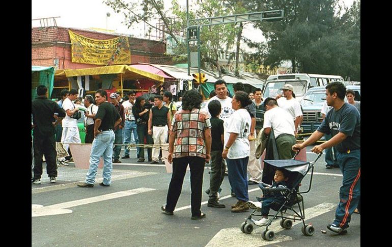 Asaltantes aprehendidos durante un operativo el pasado sábado 19 de noviembre en el barrio de Tepito. ARCHIVO  /