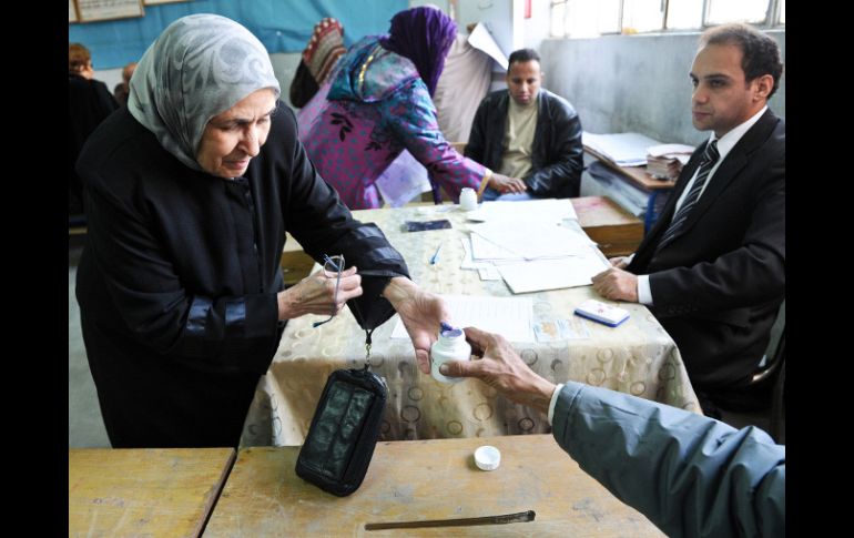 Las votaciones definirán la composición del Parlamento tras la caída del régimen de Hosni Mubarak. NTX  /