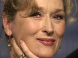 Streep, la mejor actriz de 2011 por su papel de Margaret Thatcher. AP  /