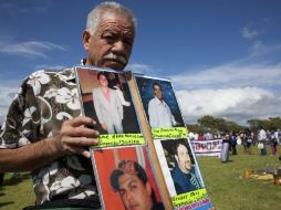 Nepomuceno Moreno tomó renombre por la intensa búsqueda de su hijo que había emprendido. AP  /