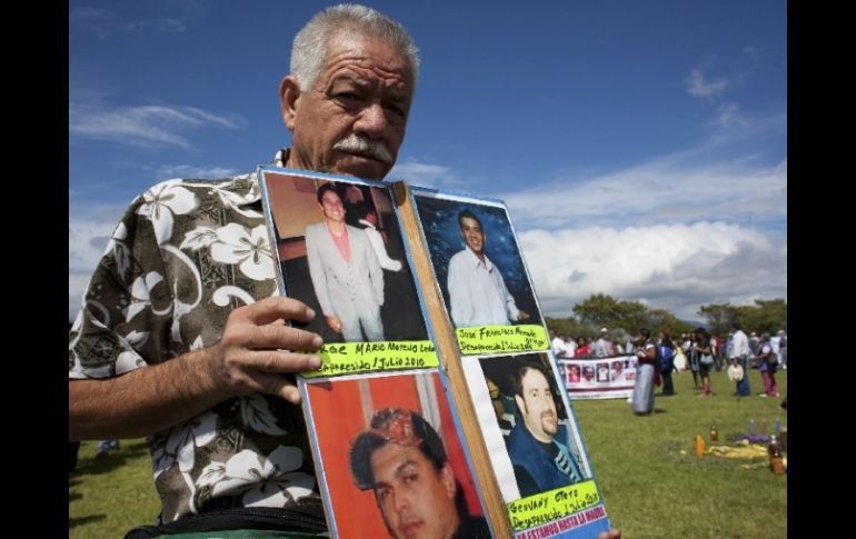 Nepomuceno Moreno tomó renombre por la intensa búsqueda de su hijo que había emprendido. AP  /