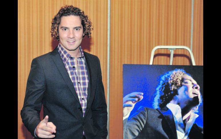 David Bisbal visitó la Ciudad de México para promover su más reciente material discográfico. EFE  /