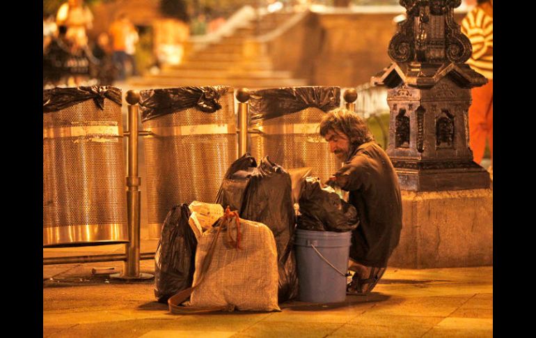 Es en el Centro Histórico donde más se encuentran indegentes con 150 individuos del grupo total de 200.  /