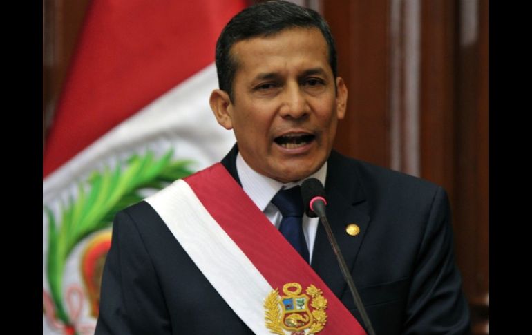 Humala había sido autorizado el miércoles por el Congreso para salir del país entre el 2 y el 5 de diciembre. ARCHIVO  /