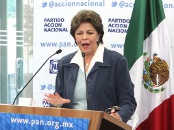 La secretaria general del PAN, Cecilia Romero, dijo hoy que la salida de Moreira es benéfica para todos los mexicanos. EL UNIVERSAL  /