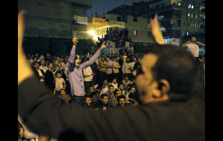 Manifestación de los Hermanos Musulmanes en el Cairo. AP  /