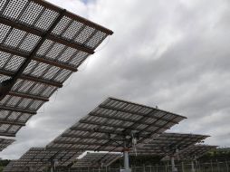 Páneles solares han sido instalados en Durban mientras sucede la Cumbre sobre cambio climático. AFP  /