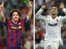 Messi y Ronaldo competirán por el galardón. EFE  /