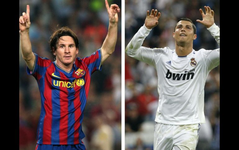 Messi y Ronaldo competirán por el galardón. EFE  /