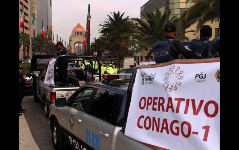 El operativo conjunto de la Conago dio inicio en mayo pasado. EL UNIVERSAL  /