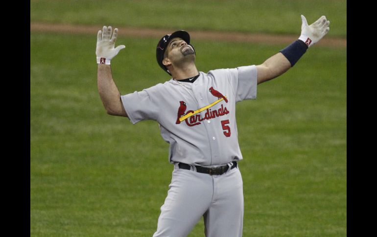 Albert Pujols podría seguir su carrera en Miami. AP  /