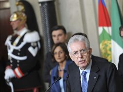 El respaldo público al nuevo primero ministro italiano Mario Monti ha caído desde que dio a conocer el paquete de austeridad. ARCHIVO  /