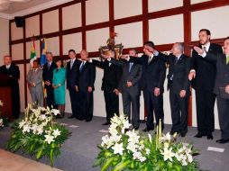 El anuncio se llevó a cabo al interior de Casa Jalisco.  /