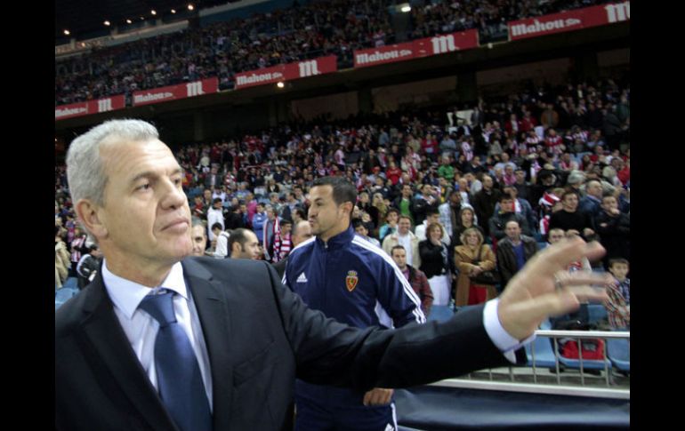 Javier Aguirre cumple su segunda campaña al frente del cuadro aragonés. ARCHIVO  /