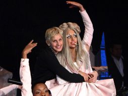 Lady Gaga estuvo en el programa de Ellen DeGeneres e hizo declaraciones. AP  /