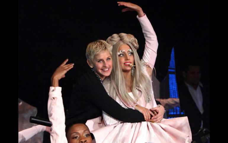 Lady Gaga estuvo en el programa de Ellen DeGeneres e hizo declaraciones. AP  /